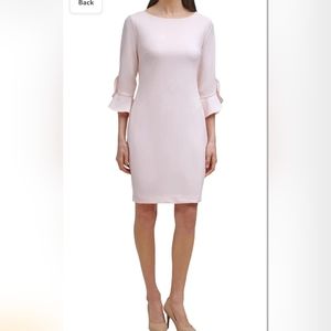 Karl Lagerfeld Paris Women Tulip sleeve crepe dress